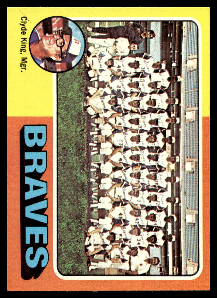 1975 Topps Mini #589 Clyde King MG Near Mint+ 