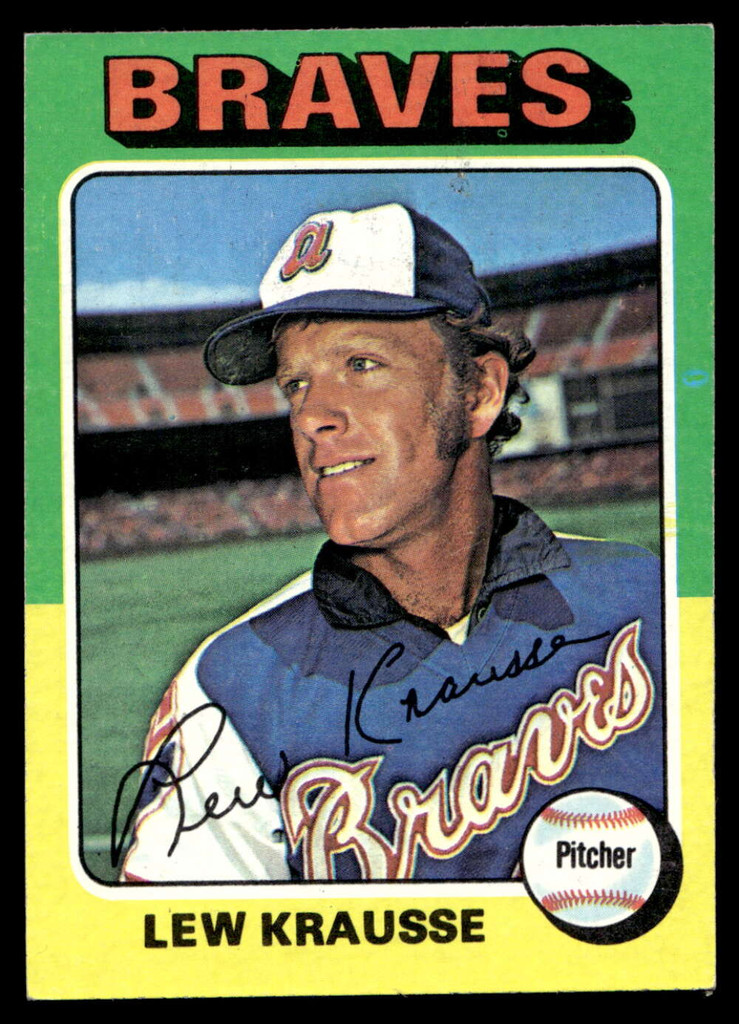 1975 Topps Mini #603 Lew Krausse Ex-Mint 