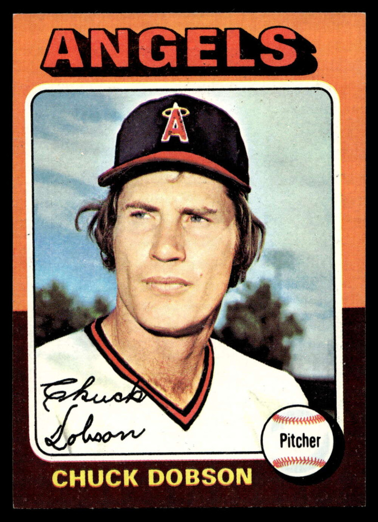 1975 Topps Mini #635 Chuck Dobson Near Mint 