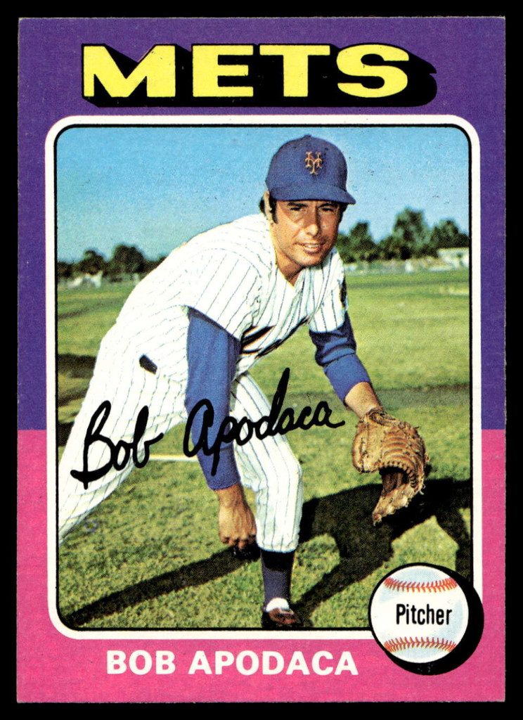 1975 Topps Mini #659 Bob Apodaca Near Mint+  ID: 528000