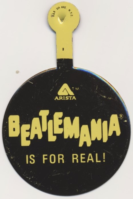 circ. 1970's ARISTA Beatlemania is for Real! Fold Over Pin  #*sku37793