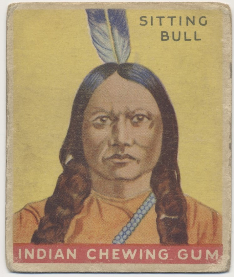 1933 Goudey R73 Indian Gum #38 Sitting Bull (Red Panel) Series of 96 #*sku37799