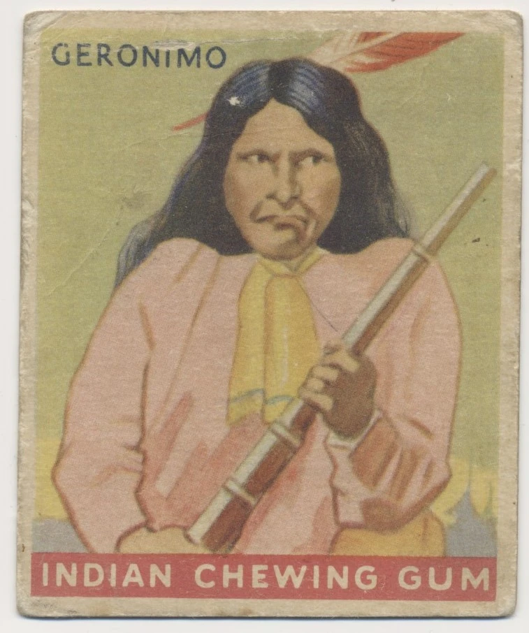 1933 Goudey R73 Indian Gum #25 Geronimo (Red Panel) Series of 96 #*sku37801