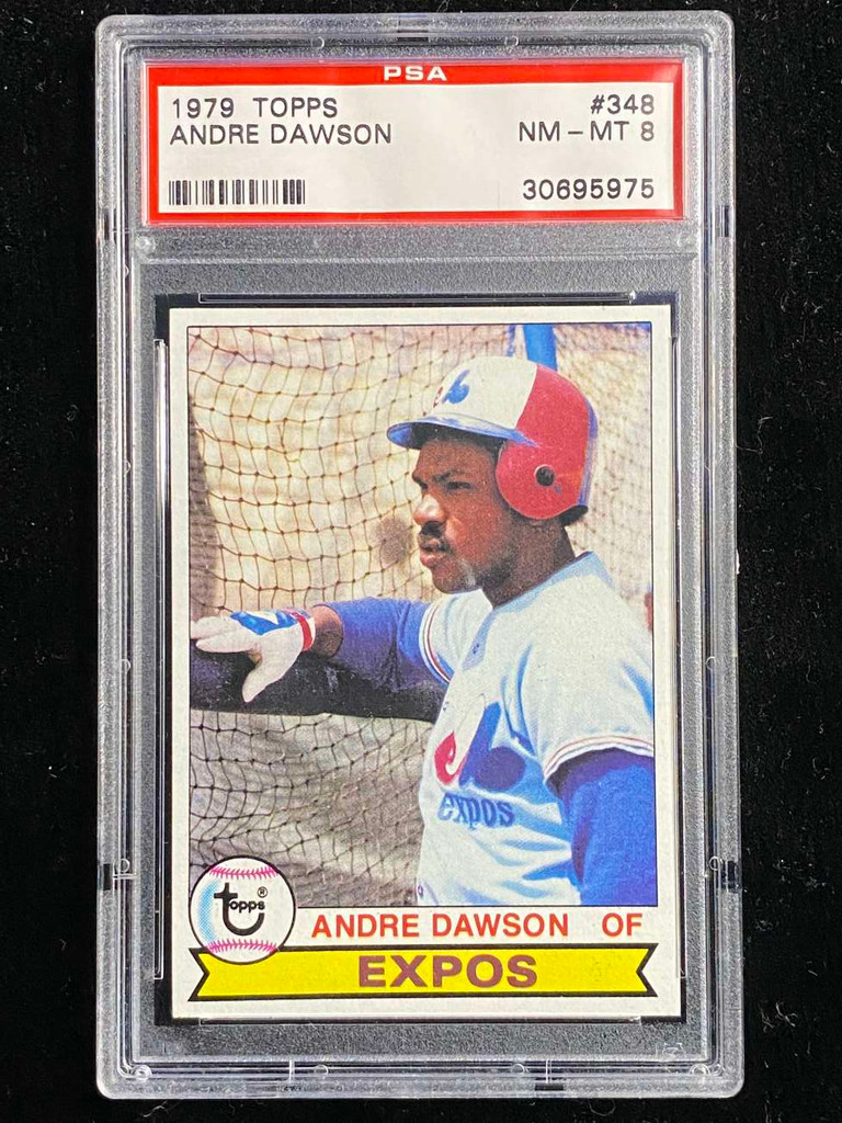 1979 Topps #348 Andre Dawson Expos PSA 8 NM-Mint