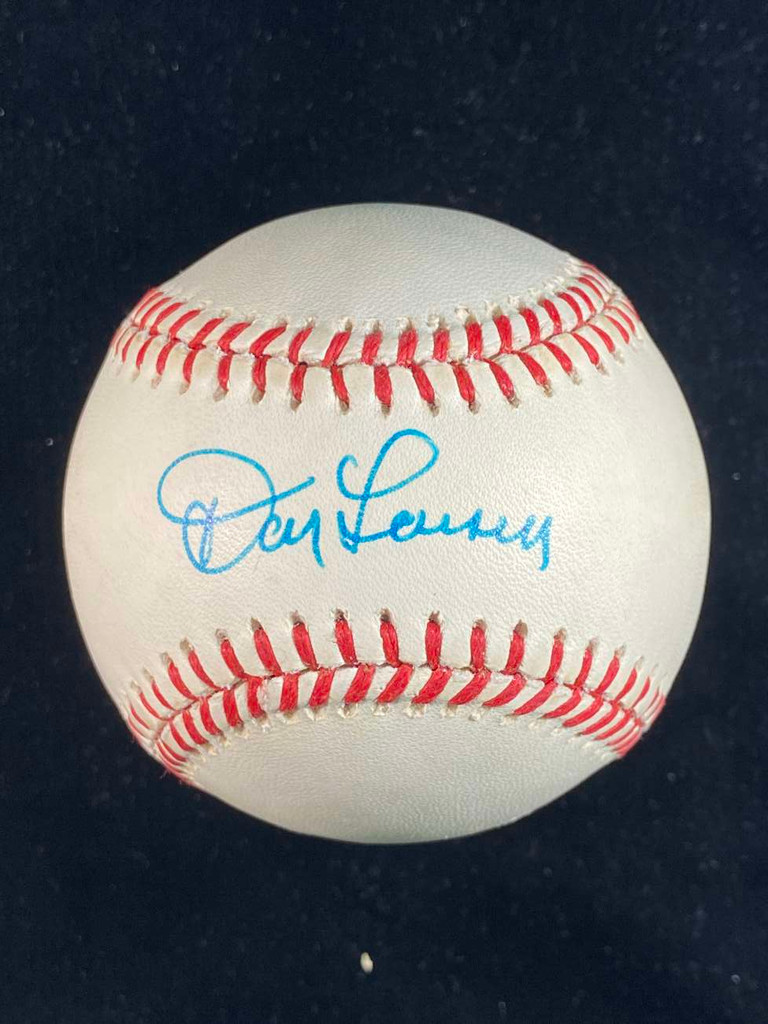 Don Larsen Baseball PSA/DNA Autograph Signed Yankees Bobby Brown Ball
