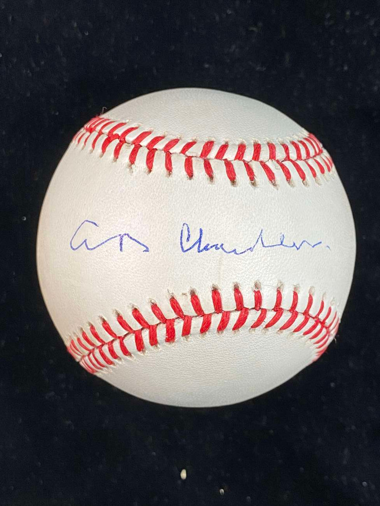 Happy Chandler Baseball PSA/DNA Autograph Signed Commissioner Giamatti Ball