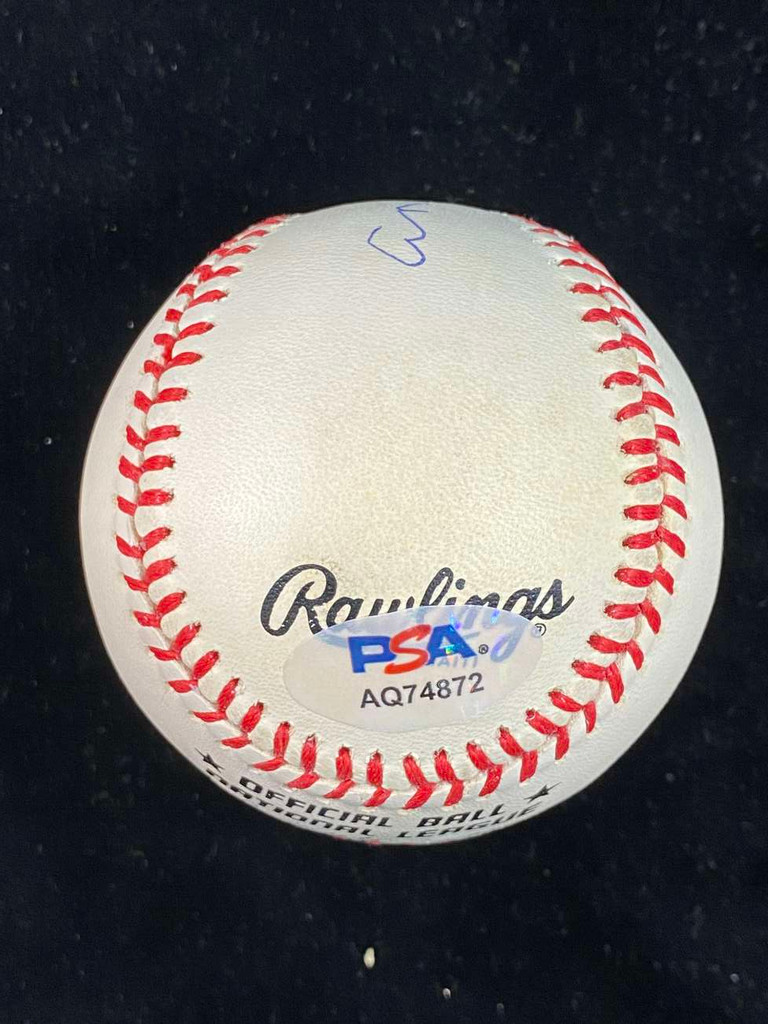 Happy Chandler Baseball PSA/DNA Autograph Signed Commissioner Giamatti Ball