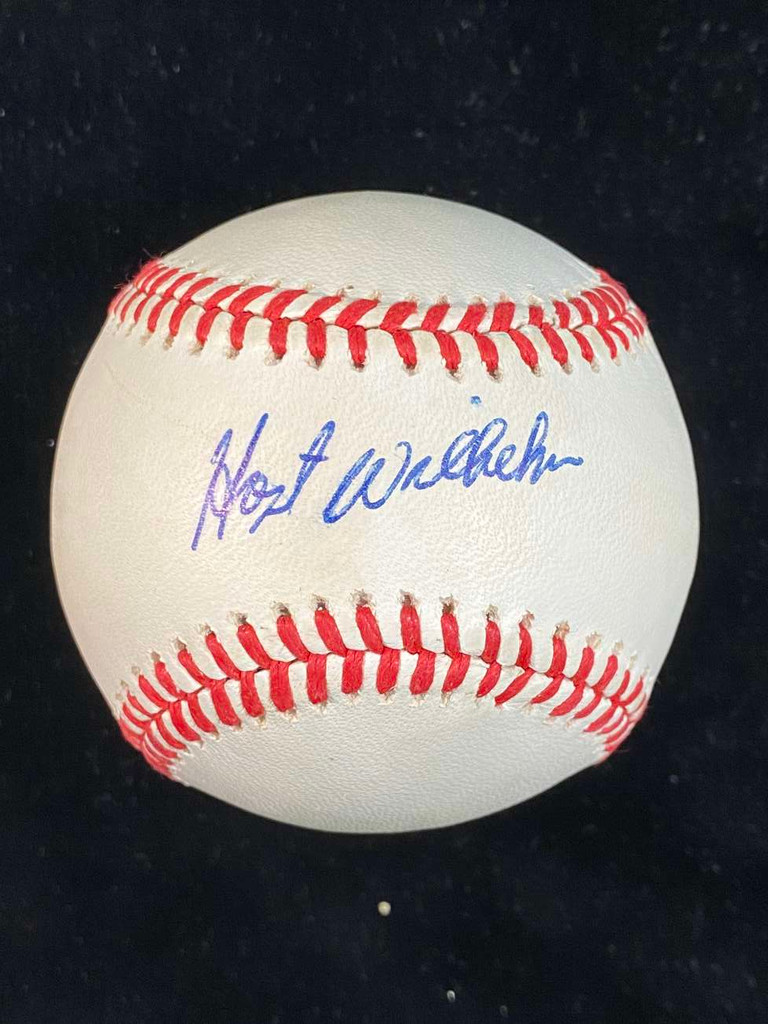 Hoyt Wilhelm Baseball PSA/DNA Autograph Signed Giants Bobby Brown Ball