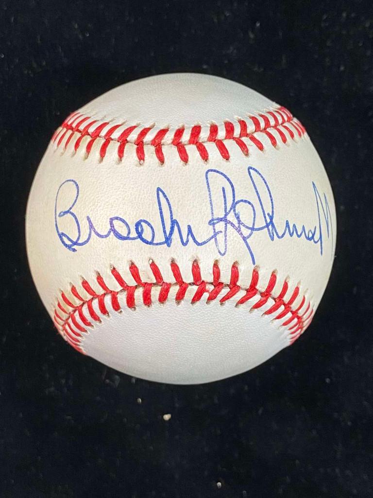 Brooks Robinson Baseball PSA/DNA Autograph Signed Orioles Bobby Brown Ball