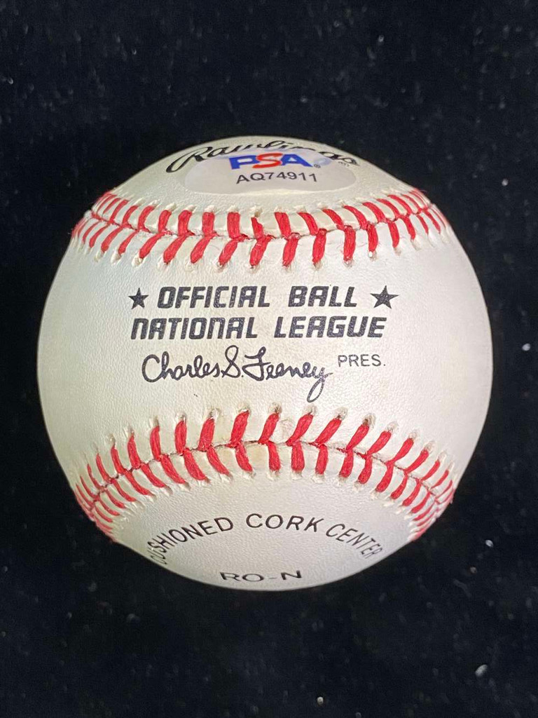 Stan Musial Baseball PSA/DNA Autograph Signed Cardinals Feeney Ball
