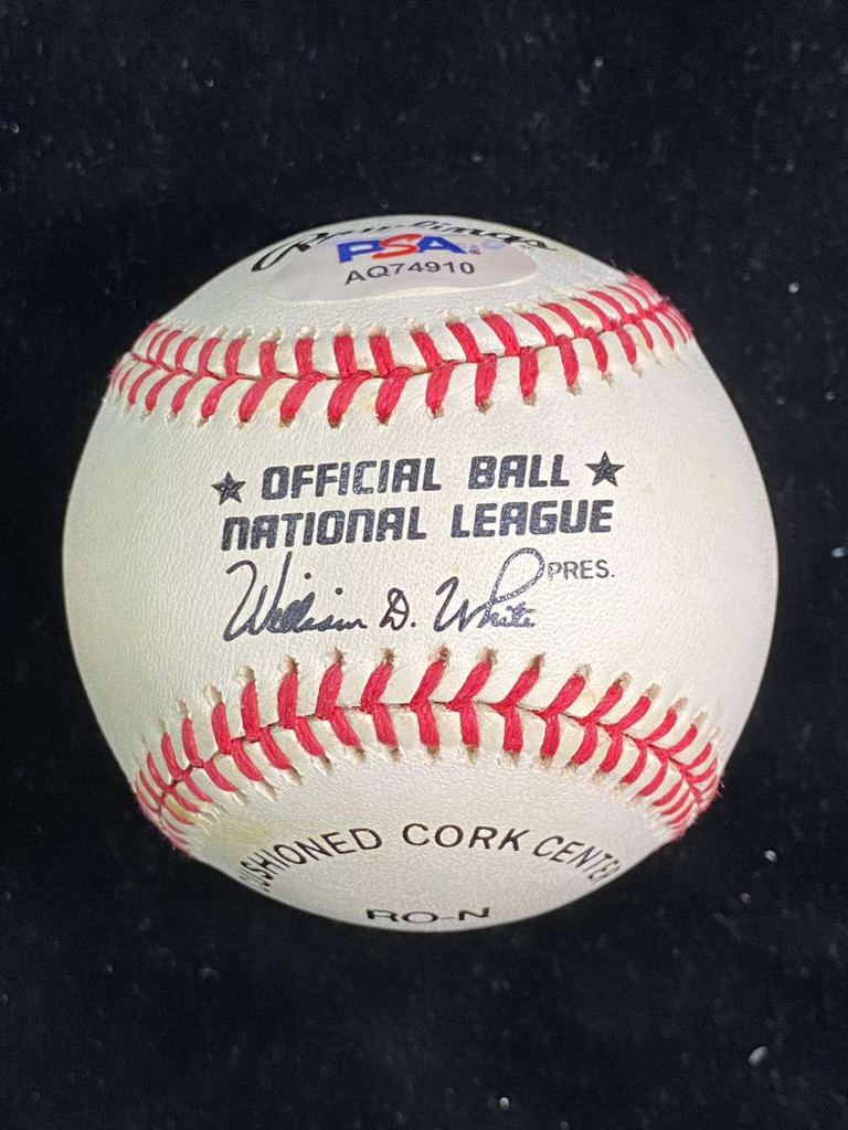 Stan Musial Baseball PSA/DNA Autograph Signed Cardinals William White Ball