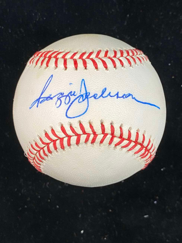 Reggie Jackson Baseball PSA/DNA Autograph Signed Yankees Bobby Brown Ball