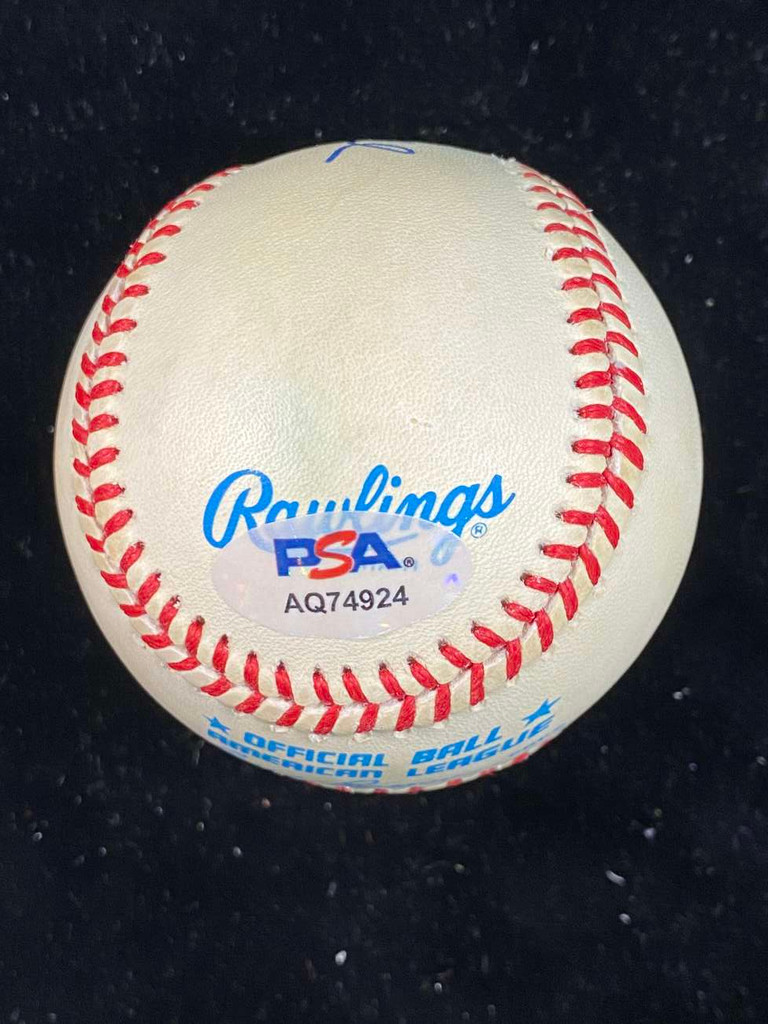 Rick Ferrell Baseball PSA/DNA Autograph Signed Browns Red Sox Bobby Brown Ball