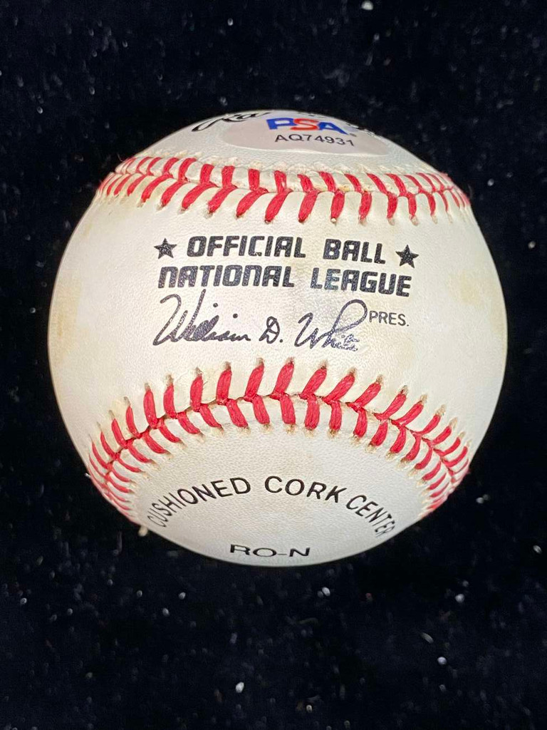 Joe Garagiola Baseball PSA/DNA Autograph Signed Cardinals William White Ball