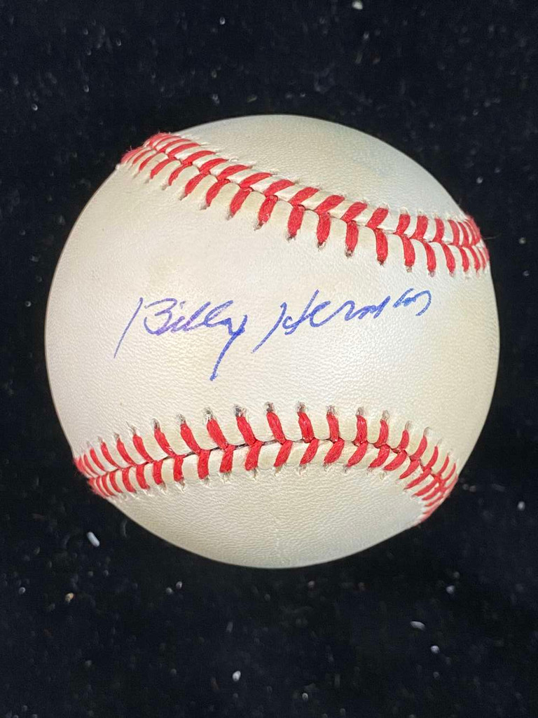 Billy Herman Baseball PSA/DNA Autograph Signed Cubs Giamatti Ball