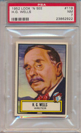 1952 LOOK 'N SEE #119 H.G. WELLS PSA 7 NM  #*