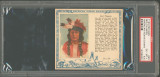 1954  RED MAN AMERICAN INDIAN CHIEFS T129 #30 RED THUNDER PSA 6.5 EX-MT+  #*