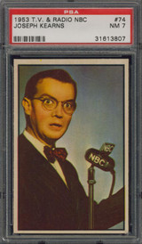 1953 TV & Radio NBC #74 Joseph Kearns PSA 7 NM  #*