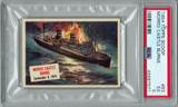 1954 Scoops #63 Morro Castle Burns PSA 5 EX #*sku33321 1954 Scoops #63 Morro Castle Burns PSA 5 EX #*sku33321