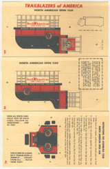 1956 Nabisco F279-19 Trailblazers Of America North American Van Lines  Lot 12 of 27  #*sku1486