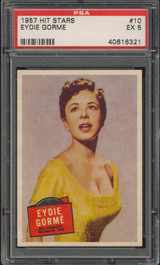 1957 Hit Stars #10 Eydie Gorme PSA 5 EX #* 1957 Hit Stars #10 Eydie Gorme PSA 5 EX #*