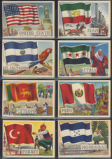 1956 Topps Flags Of The World Set 80  #*