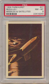 1958 Parkhurst Missiles & Satellites #27 Regulus 1 PSA 8 NM-MT  #*#