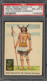 1959 INDIAN'S #65 INDIAN DRESSING... PSA 8 NM-MT #*sku11198 1959 INDIAN'S #65 INDIAN DRESSING... PSA 8 NM-MT #*sku11198