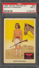 1959 INDIAN'S #62 APACHE HORSEMAN  PSA 7 NM   #*