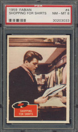 1959 Fabian #4 Shopping For Shirts PSA 8 NM-MT #* 1959 Fabian #4 Shopping For Shirts PSA 8 NM-MT #*