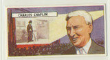 1962 J. Lyons & Co Ltd Ice Cream & Tea Famous People #13/48 Charles Chaplin Ex  #*