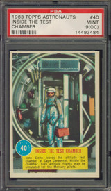 1963 ASTRONAUTS #40 INSIDE THE TEST CHAMBER PSA 9 O/C MINT #* 1963 ASTRONAUTS #40 INSIDE THE TEST CHAMBER PSA 9 O/C MINT #*