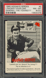 1965 HOGAN'S HEROES #5   PACKED YOUR CAR... PSA 8 (O/C) NM-MT   #*sku23949