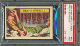 1965 A.B.C. BATTLE CARDS #49 DEATH STRUGGLE PSA 7 NM  #*
