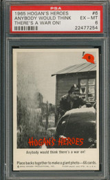 1965 HOGAN'S HEROES #6 ANYBODY WOULD THINK THERE'S A WAR ON..  PSA 6 EX-MT sku32290 #*