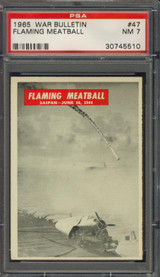 1965 WAR BULLETIN #47 FLAMING MEATBALL PSA 7 NM  #*#