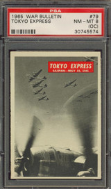 1965 WAR BULLETIN #79 TOKYO EXPRESS PSA 8 O/C NM-MT   #*