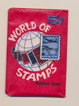 1970'S Donruss  World Of Stamps 5 Cents Wax Pack  #*sku4046w
