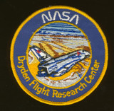 1970's DRYDEN FLIGHT RESEARCH CENTER (NASA) CLOTH PATCH (NEW)  #*