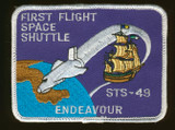 1970's FIRST FLIGHT SPACE SHUTTLE ENDEAVOUR STS-49 CLOTH PATCH (NEW) #* 1970's FIRST FLIGHT SPACE SHUTTLE ENDEAVOUR STS-49 CLOTH PATCH (NEW) #*