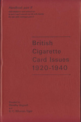 1972 Handbook Part II British Cigarette Card Issues 1920-1940 Hardcover (162 Pages)  #*