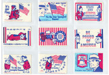 1975 Larry Harmon Picture Corp. Lot 12 Different Stickers    #*