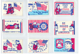 1975 Larry Harmon Picture Corp. Lot 12 Different Stickers #* 1975 Larry Harmon Picture Corp. Lot 12 Different Stickers #*