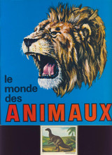 1974 PANINI STICKERS THE WORLD OF ANIMALS SET (336)  #*