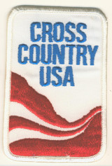 Cross Country USA Patch  NEW  #*