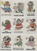1978 Fleer Beautiful People Lot 16/60 Plus 3 Cards Sold "My Name is Godzilla Breath!" #*33284 1978 Fleer Beautiful People Lot 16/60 Plus 3 Cards Sold "My Name is Godzilla Breath!" #*33284