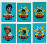 1977 Donruss  C.H.I.P.S. Sticker Set 6  #*