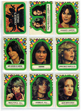 1977/78 Topps Charlies Angles Series 2 Stickers Set 11  ""
