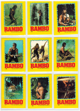 1985 Topps  Rambo  Stickers Set 22  #*