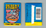 1991 Topps Desert Storm Coalition For Peace Unopened Wax Pack Lot 3  #*